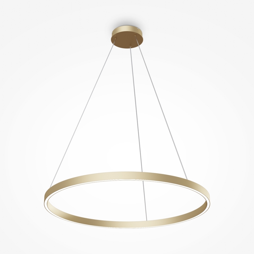 Maytoni MOD058PL-L42BS4K - LED Żyrandol na lince RIM LED/51W/230V 4000K śr. 80 cm złoty
