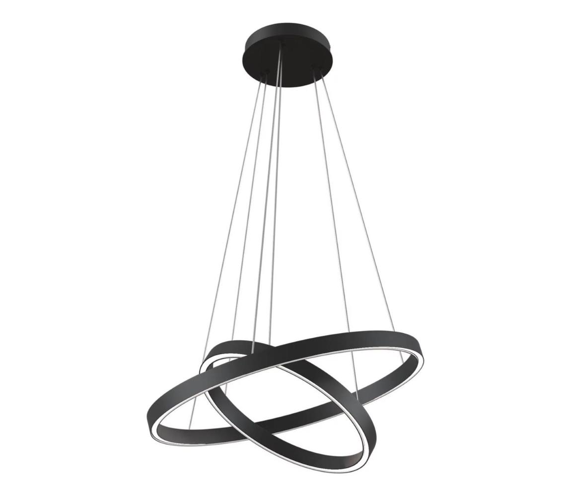 Maytoni MOD058PL-L55B3K - LED Żyrandol na lince RIM LED/61W/230V śr. 60 cm czarny