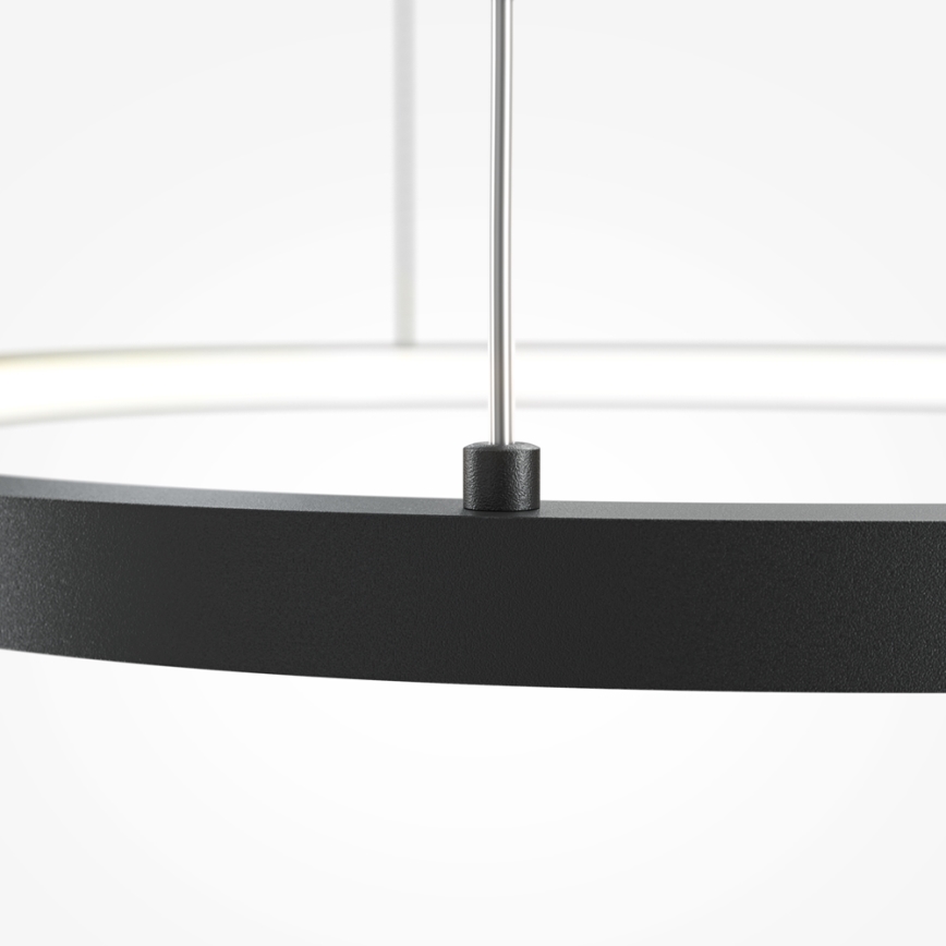 Maytoni MOD072PL-L28B3K1 - LED Żyrandol na lince GLINT LED/24W/230V czarny śr. 60 cm