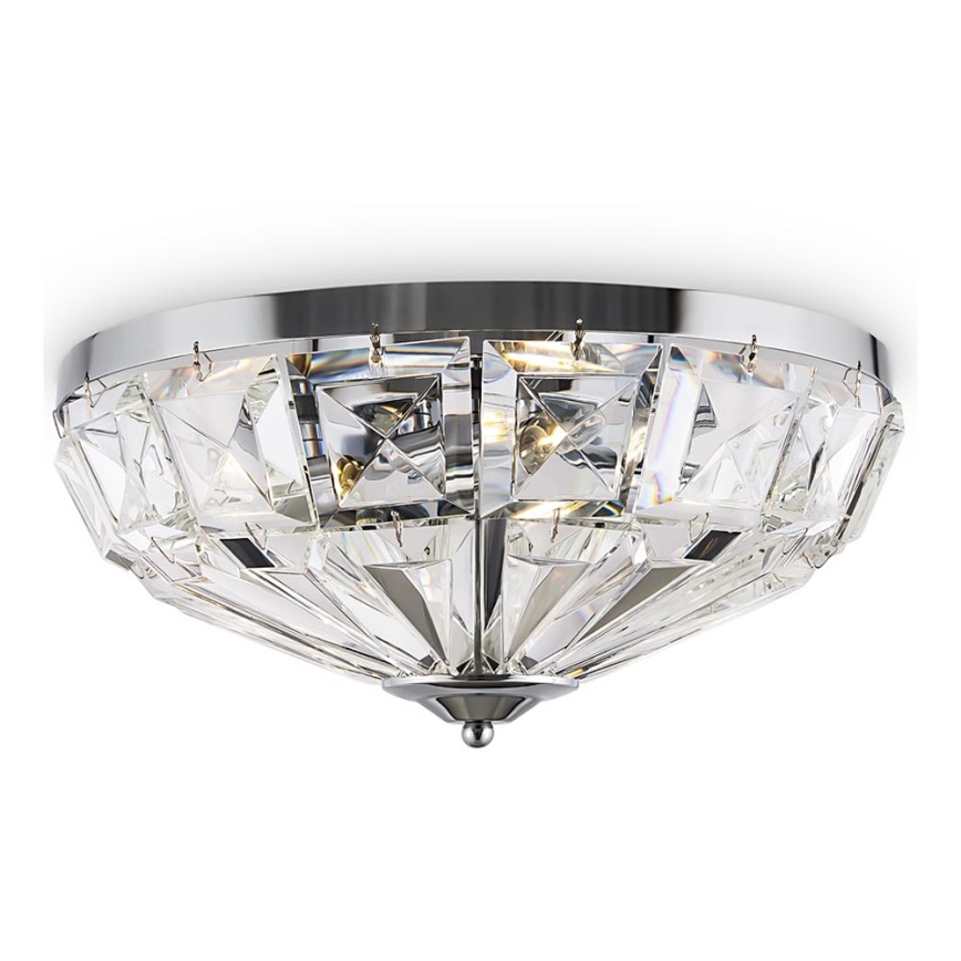 Maytoni MOD094CL-04CH - Plafon FACET 4xE14/60W/230V chrom błyszczący