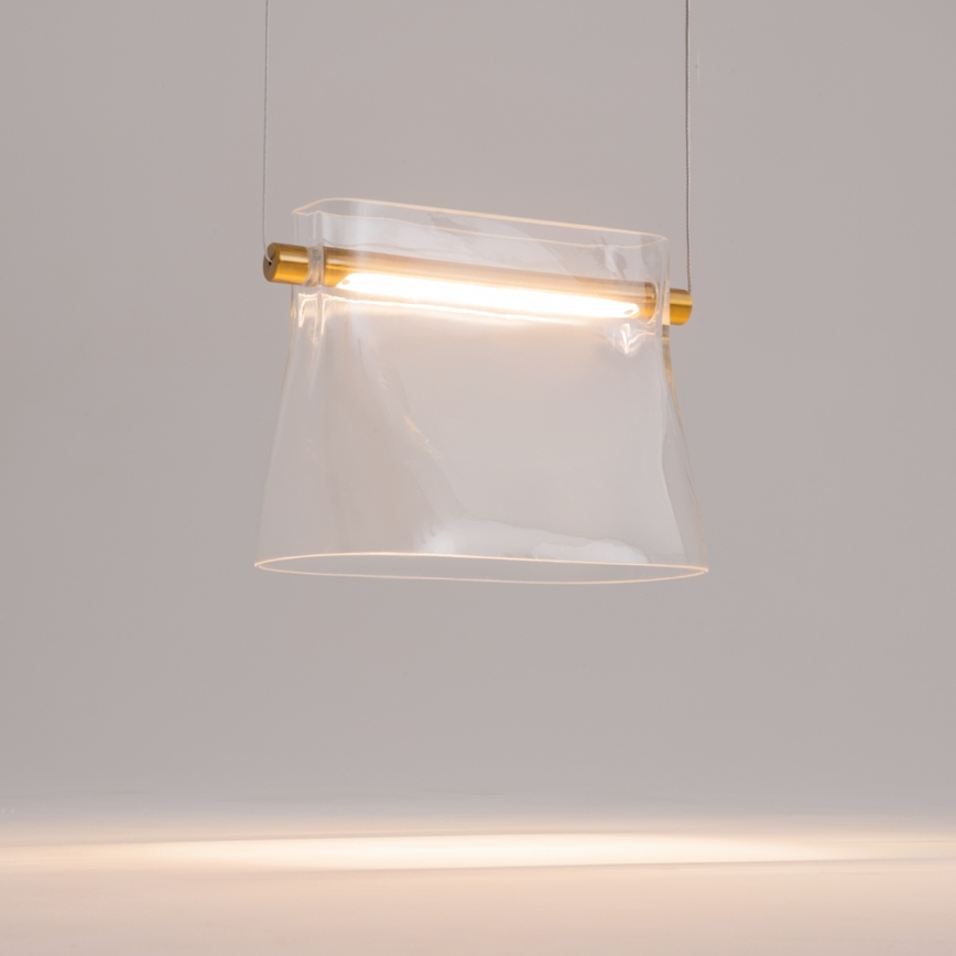 Maytoni MOD170PL-L8BS3K - LED Żyrandol na lince CABARET LED/8W/230V złoty