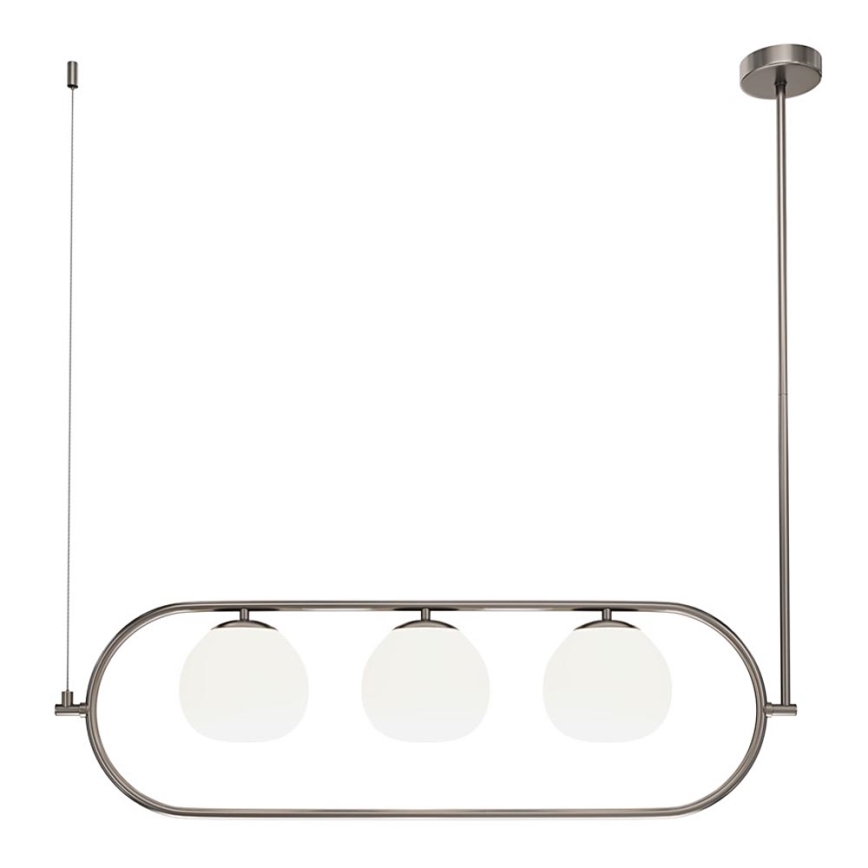 Maytoni MOD221PL-03N - Żyrandol na drążku ERICH 3xE14/40W/230V matowy chrom