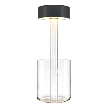 Maytoni MOD229TL-L3B3K1 - LED Ściemn. akumulatorowa przenośna Lampa stołowa LED/3W/5V 2200-4000K czarne/przezroczysty