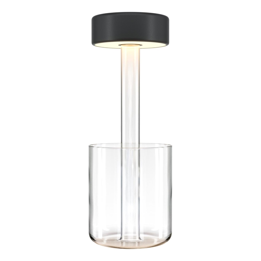 Maytoni MOD229TL-L3B3K1 - LED Ściemn. akumulatorowa przenośna Lampa stołowa LED/3W/5V 2200-4000K czarne/przezroczysty