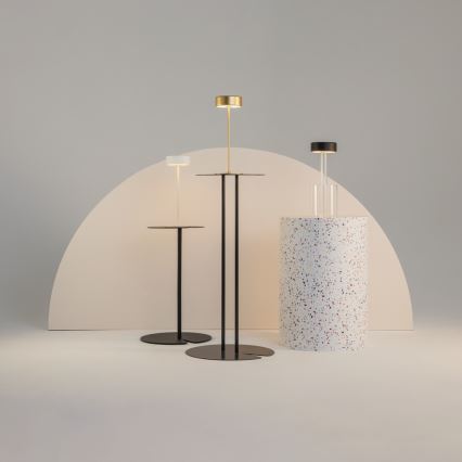 Maytoni MOD229TL-L3B3K1 - LED Ściemn. akumulatorowa przenośna Lampa stołowa LED/3W/5V 2200-4000K czarne/przezroczysty