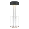 Maytoni MOD229TL-L3B3K1 - LED Ściemnialna akumulatorowa przenośna lampa stołowa LED/3W/5V 2200-4000K 2000 mAh czarny/przezroczysty