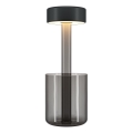 Maytoni MOD229TL-L3B3K3 - LED Ściemnialna akumulatorowa przenośna lampa stołowa LED/3W/5V 2200-4000K 2000 mAh czarny/szary