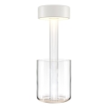 Maytoni MOD229TL-L3W3K1 - LED Ściemnialna akumulatorowa przenośna lampa stołowa LED/3W/5V 2200-4000K 2000 mAh biały/przezroczysty