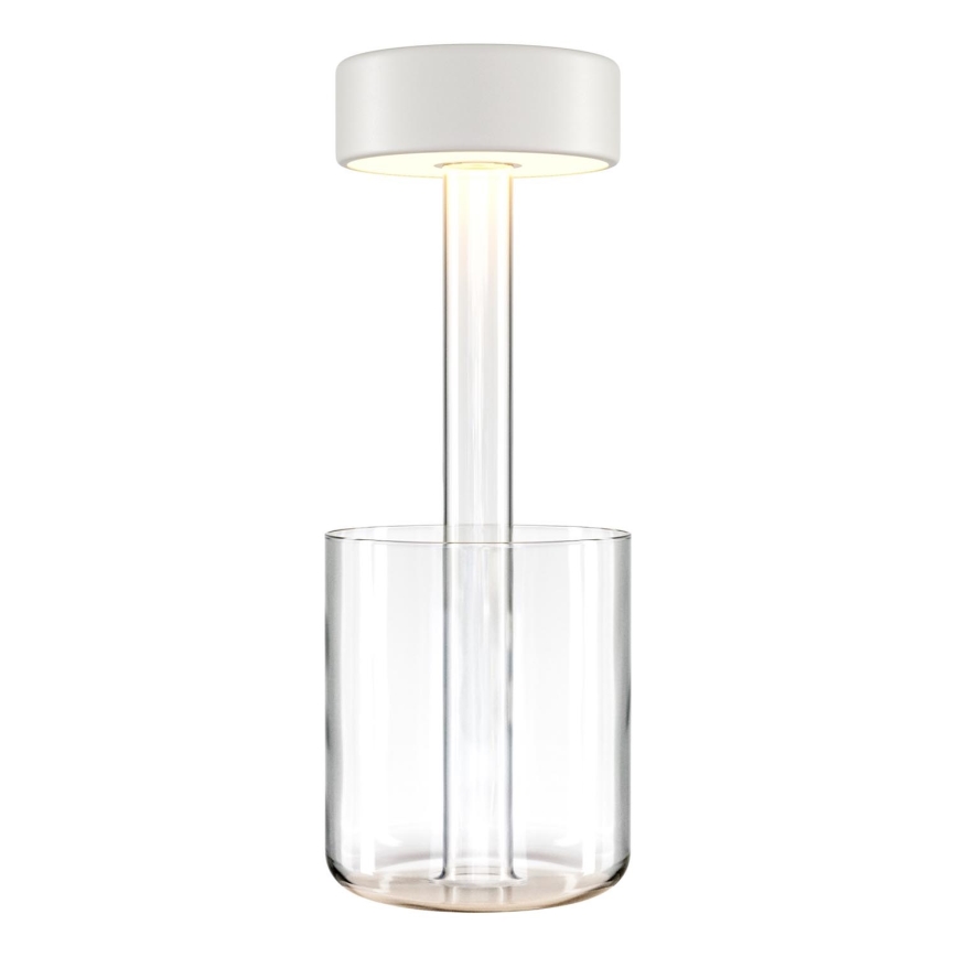 Maytoni MOD229TL-L3W3K1 - LED Ściemnialna ładowalna przenośna lampa stołowa LED/3W/5V 2200-4000K biały/przezroczysty