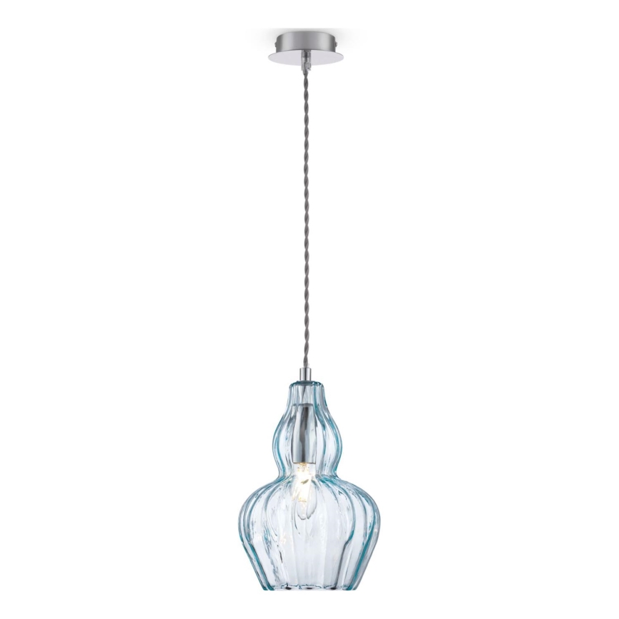 Maytoni MOD238-PL-01-BL - Żyrandol na lince EUSTOMA 1xE14/40W/230V niebieski