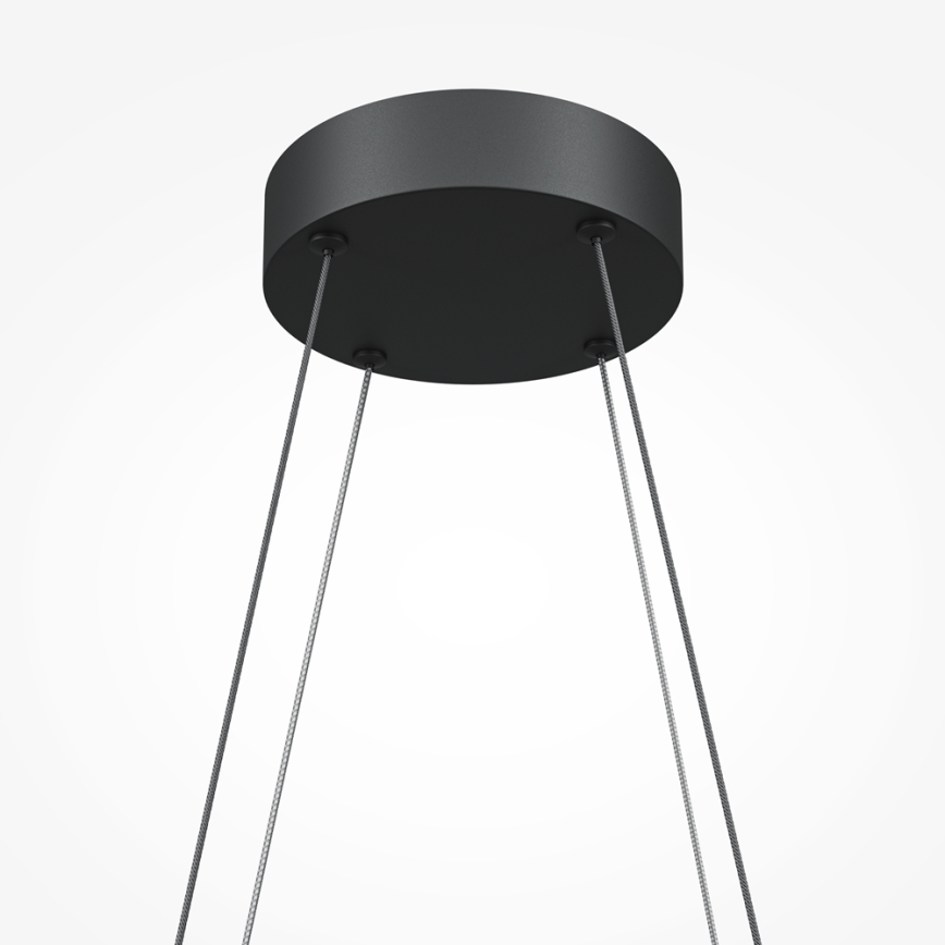 Maytoni MOD244PL-L50BK - LED żyrandol na lince HALO LED/40W/230V czarny