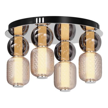 Maytoni MOD273CL-L60CH3K - LED Plafon DROP 4xLED/15W/230V śr. 43 cm chrom błyszczący