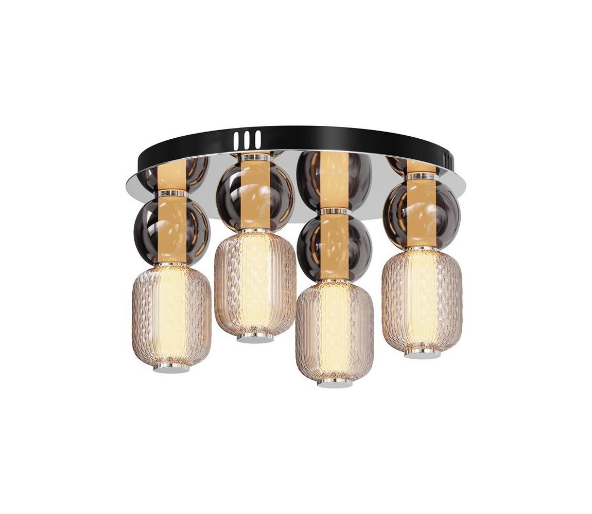 Maytoni MOD273CL-L60CH3K-LED Plafon DROP 4xLED/15W/230V śr. 43cm chrom