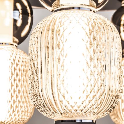Maytoni MOD273CL-L60CH3K - LED Plafon DROP 4xLED/15W/230V śr. 43 cm chrom błyszczący