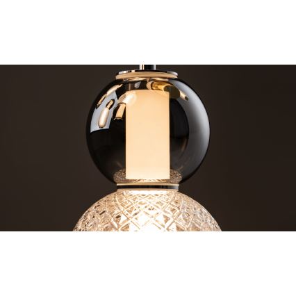 Maytoni MOD273CL-L60CH3K - LED Plafon DROP 4xLED/15W/230V śr. 43 cm chrom błyszczący