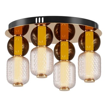 Maytoni MOD273CL-L60G3K - LED Plafon DROP 4xLED/15W/230V śr. 43 cm złoty
