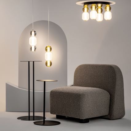 Maytoni MOD273CL-L60G3K - LED Plafon DROP 4xLED/15W/230V śr. 43 cm złoty