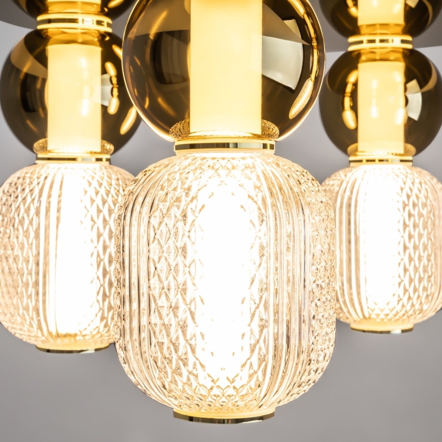 Maytoni MOD273CL-L60G3K - LED Plafon DROP 4xLED/15W/230V śr. 43 cm złoty