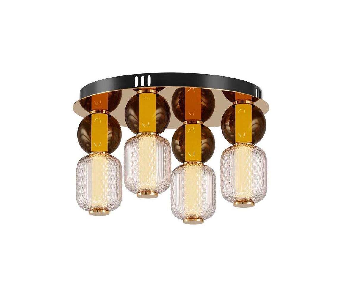Maytoni MOD273CL-L60G3K-LED Plafon DROP 4xLED/15W/230V śr. 43 cm złoty