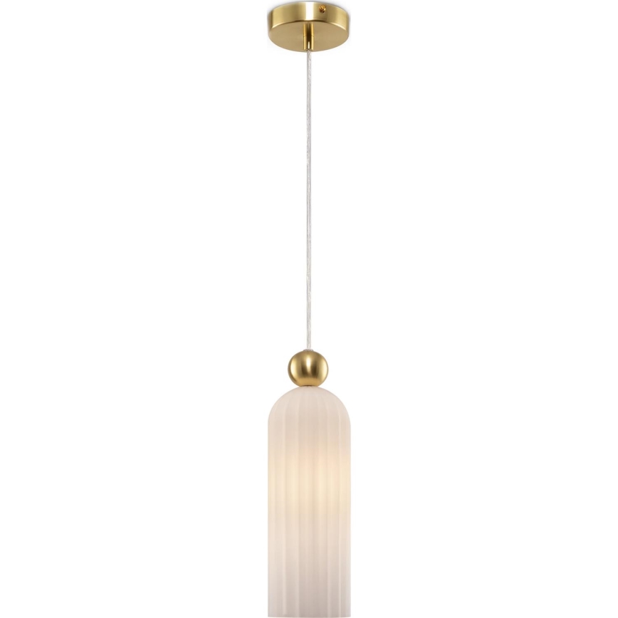 Maytoni MOD302PL-01W - Żyrandol na lince ANTIC 1xE14/40W/230V złoty/biały