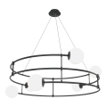 Maytoni MOD317PL-06B - Żyrandol na lince BALANCE 6xG9/40W/230V czarne