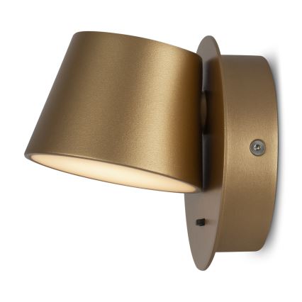 Maytoni MOD421WL-L6BS3K - LED Kinkiet PIXEL LED/7W/230V 3000K złoty