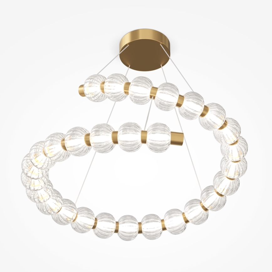 Maytoni MOD555PL-L35G3K - LED Żyrandol na lince AMULET LED/40W/230V 3000K złoty
