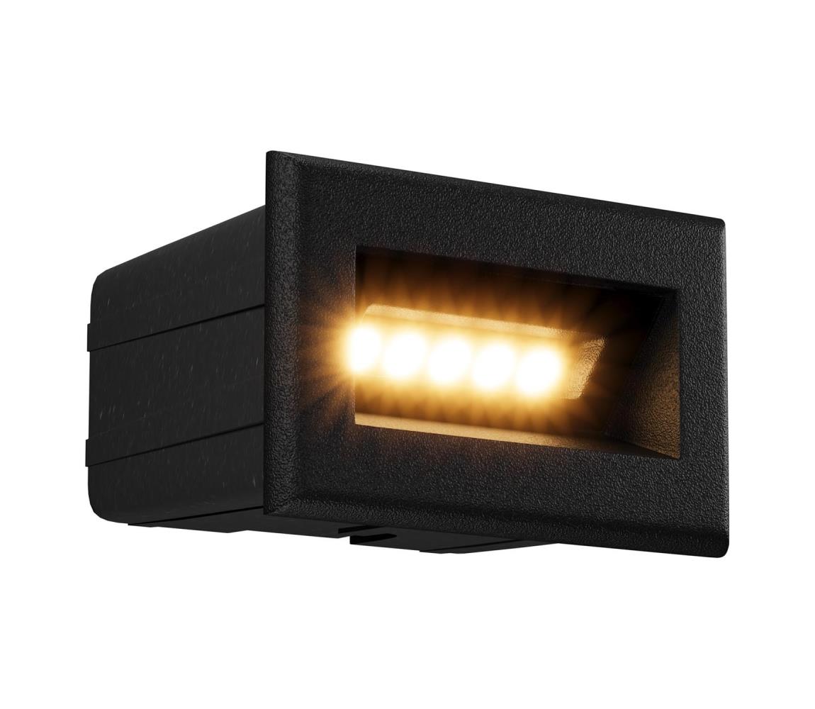 Maytoni O045SL-L3B3K-LED zewnętrzna wbudowana lampa BOSCA LED/3W/230V IP65 czarny