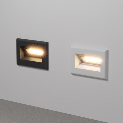 Maytoni O045SL-L3W3K - LED zewnętrzna wbudowana lampa BOSCA LED/3W/230V 3000K IP65 biały