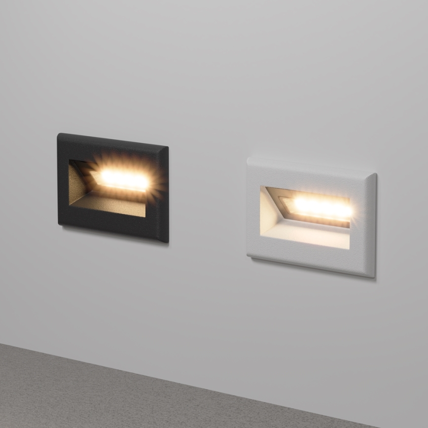 Maytoni O045SL-L3W3K - LED zewnętrzna wbudowana lampa BOSCA LED/3W/230V 3000K IP65 biały
