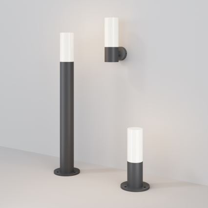 Maytoni O418FL-01GR1 - Lampa zewnętrzna WILLIS 1xE27/60W/230V 80 cm IP54 antracyt