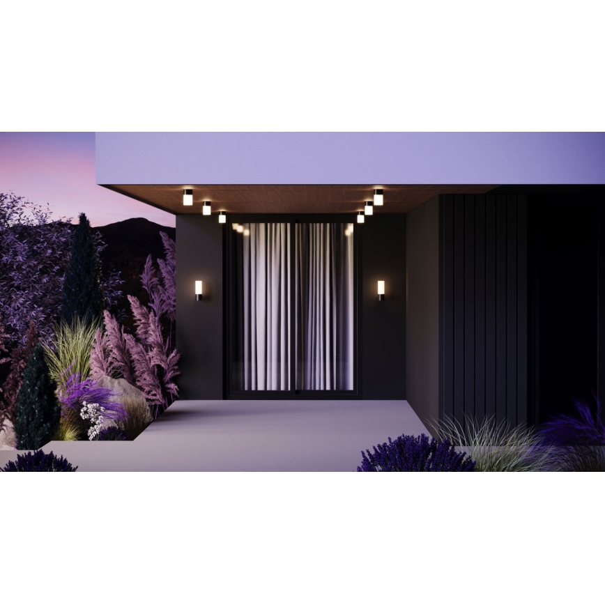 Maytoni O418WL-01B - Kinkiet zewnętrzny WILLIS 1xE27/60W/230V IP54 czarny