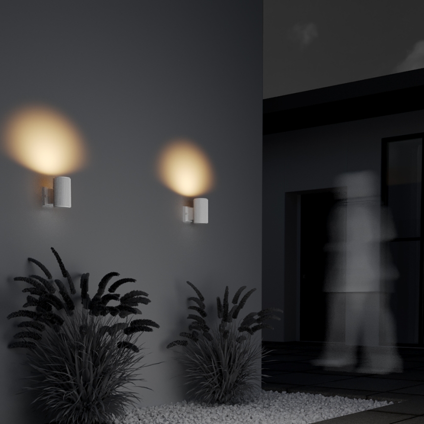 Maytoni O419WL-01W - Zewnętrzny kinkiet RANDO 1xE27/60W/230V IP54 biały