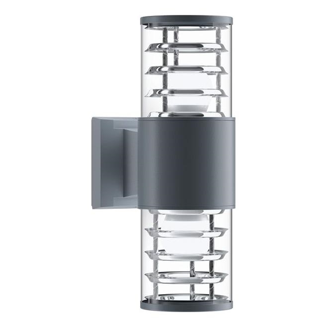 Maytoni O576WL-02GR - Kinkiet zewnętrzny BRONX 2xE27/60W/230V IP54 antracyt