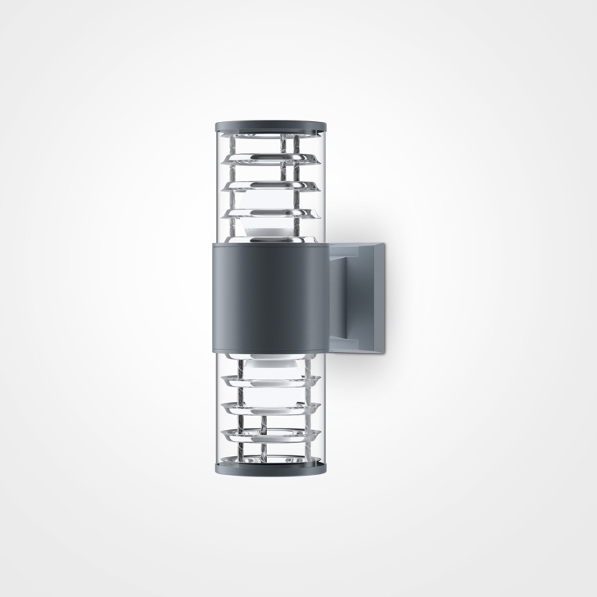 Maytoni O576WL-02GR - Kinkiet zewnętrzny BRONX 2xE27/60W/230V IP54 antracyt