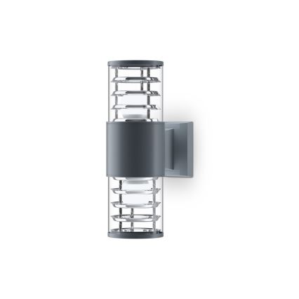 Maytoni O576WL-02GR - Kinkiet zewnętrzny BRONX 2xE27/60W/230V IP54 antracyt