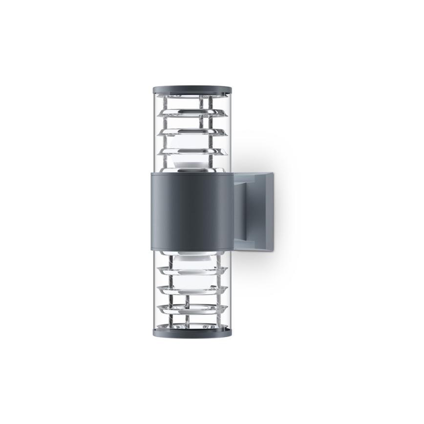 Maytoni O576WL-02GR - Kinkiet zewnętrzny BRONX 2xE27/60W/230V IP54 antracyt