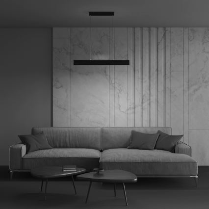 Maytoni P010PL-L23B4K - LED Żyrandol na lince STEP LED/23W/230V 4000K 91 cm czarny