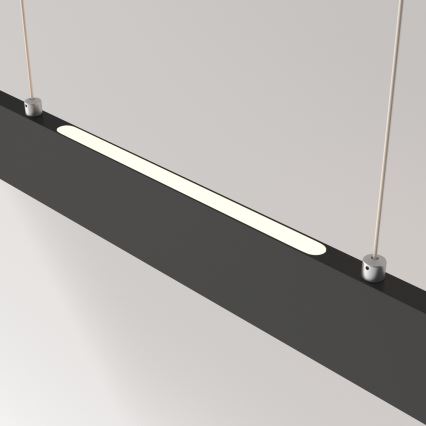 Maytoni P010PL-L30B4K - LED Żyrandol na lince STEP LED/30W/230V 4000K 118,5 cm czarny