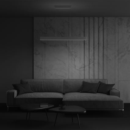 Maytoni P010PL-L30W4K - LED Żyrandol na lince STEP LED/30W/230V 4000K 118,5 cm biały