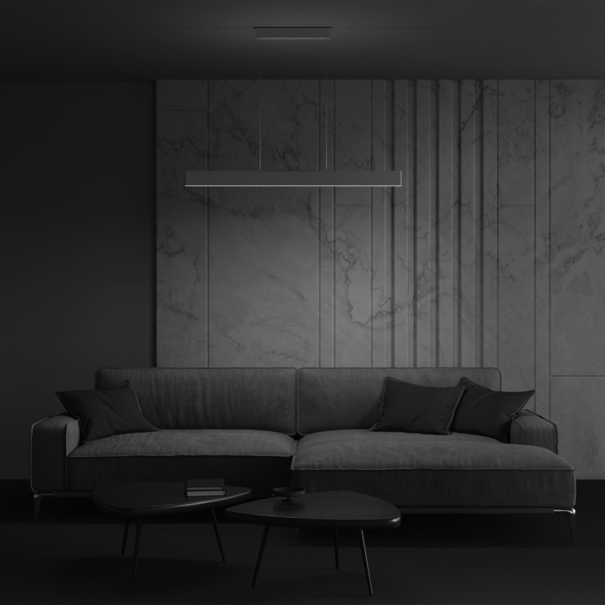 Maytoni P010PL-L30W4K - LED Żyrandol na lince STEP LED/30W/230V 4000K 118,5 cm biały