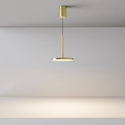 Maytoni P076PL-L12W3K-BS - LED Żyrandol na lince PLATO LED/12W/230V 3000K złoty