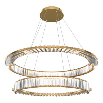 Maytoni P097PL-L90G4K - LED Żyrandol na lince KRONE LED/90W/230V CRI 90 śr. 80,5 cm złoty