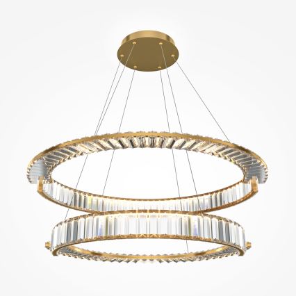 Maytoni P097PL-L90G4K - LED Żyrandol na lince KRONE LED/90W/230V CRI 90 śr. 80,5 cm złoty