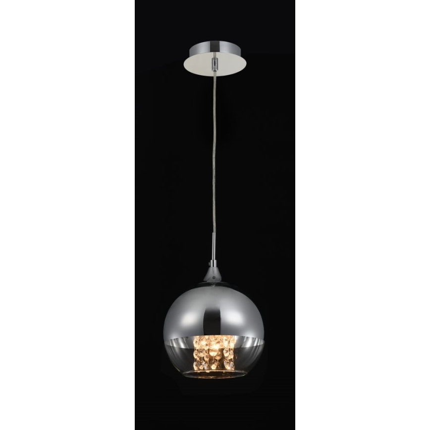 Maytoni P140-PL-110-1-N - Żyrandol na lince FERMI 1xE27/60W/230V chrom błyszczący