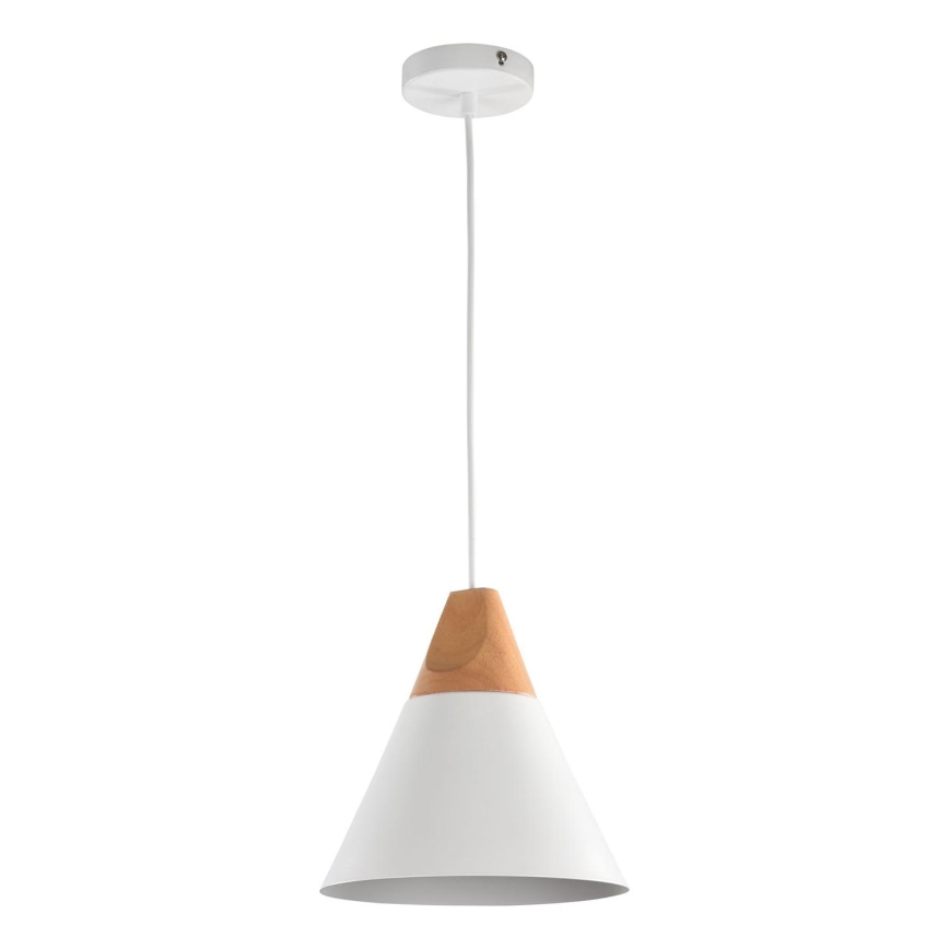 Maytoni P359-PL-01-W - Żyrandol na lince BICONES 1xE27/60W/230V śr. 22 cm biały/beżowy