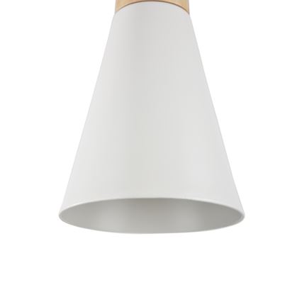 Maytoni P359-PL-140-W - Żyrandol na lince BICONES 1xE27/60W/230V śr. 14 cm biały/beżowy