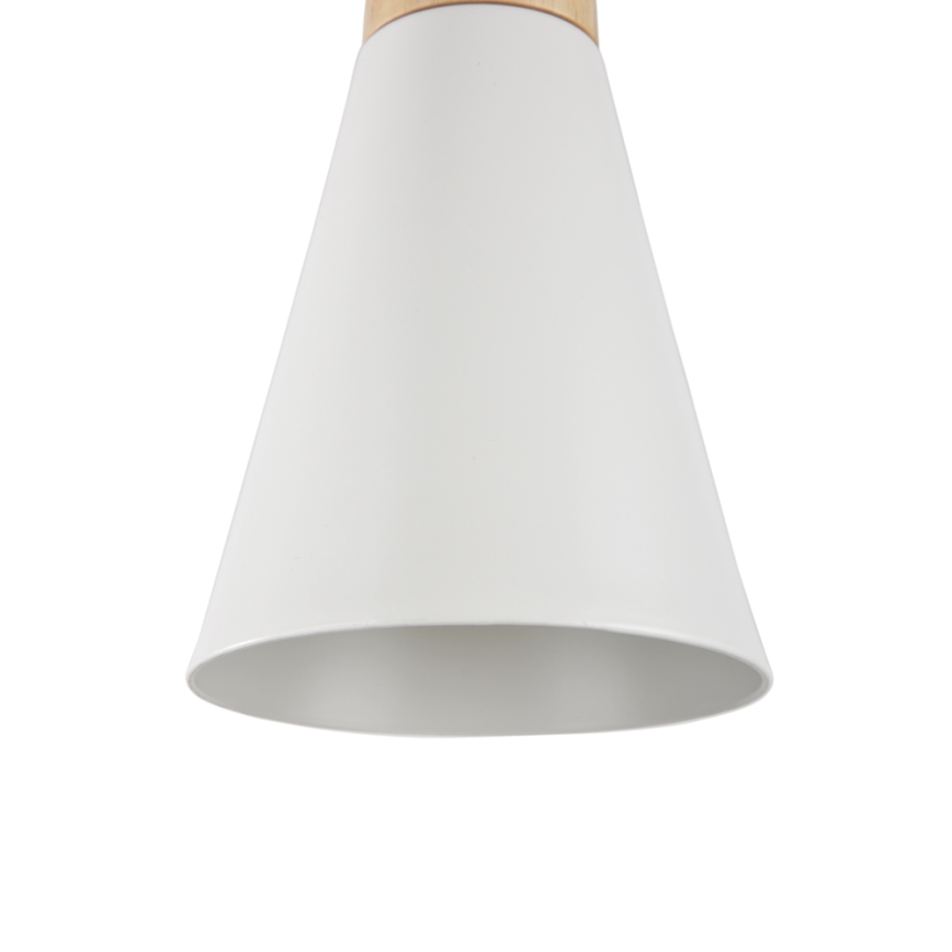 Maytoni P359-PL-140-W - Żyrandol na lince BICONES 1xE27/60W/230V śr. 14 cm biały/beżowy