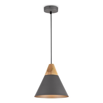 Maytoni P359-PL-220-C - Żyrandol na lince BICONES 1xE27/60W/230V śr. 22 cm szary/beżowy