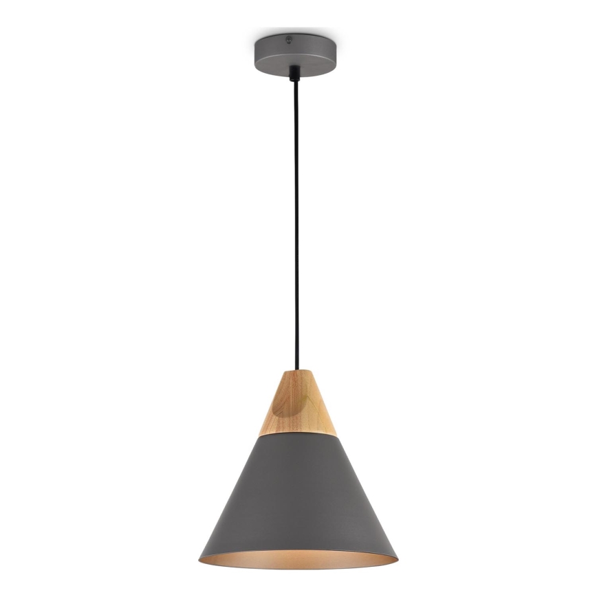 Maytoni P359-PL-220-C - Żyrandol na lince BICONES 1xE27/60W/230V śr. 22 cm szary/beżowy